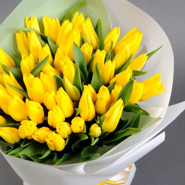 Yellow Tulips Bouquet